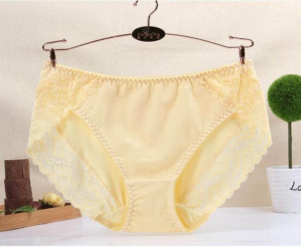 Đồ lót nữ Chất liệu cotton nữ không có dấu vết ở eo bằng vải cotton thắt lưng hông trắng căng thoáng khí cỡ lớn đồ lót hình tam giác quần lót nữ gợi cảm