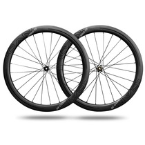 Carbon fiber bicycle wheel set AERO 50D disc brake road wheel set Clincher Tubeless Ready