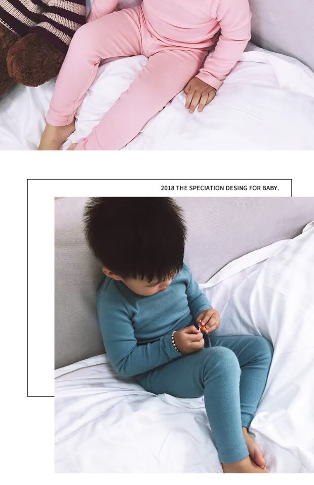 宝 家 Bộ đồ lót trẻ em mới cho trẻ em bằng vải cotton dày cho bé trai quần áo lót bé trai cao cấp