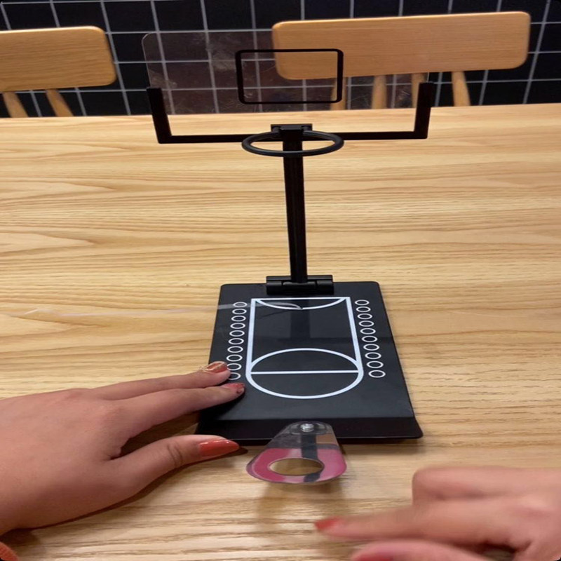 Throw Basket Machine Toys Mini Finger Palm for Puzzle Children Fingertips Ejection Dunk Basket Fun Sound And Light Boy Basketball Machine