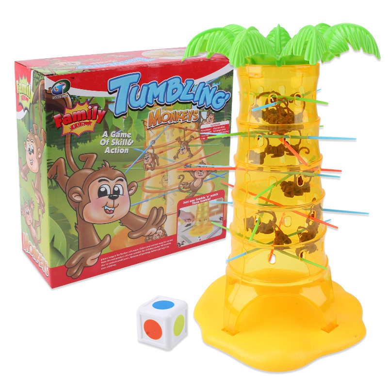 Parent-child Interaction Flipping Monkey Climbing Tree Puzzle Toy Desktop Bee Tree Game Stick Pick Up Bar Boy Table Tours