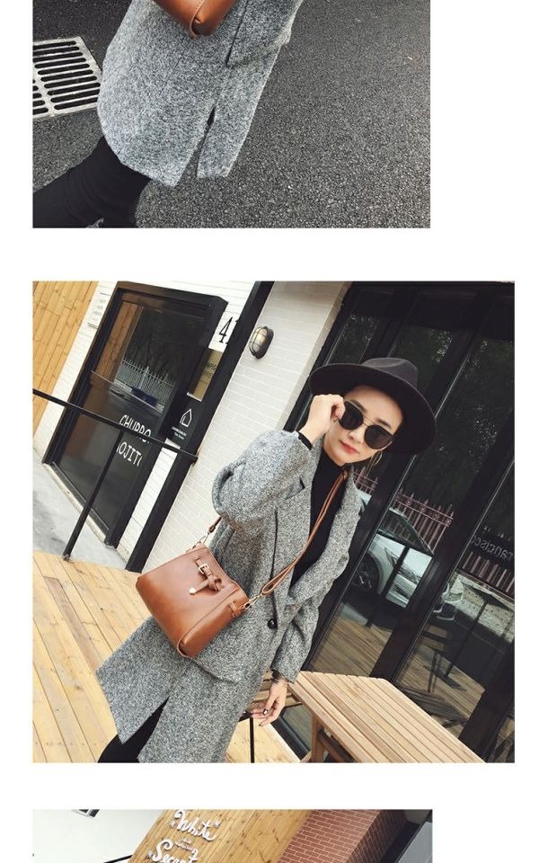 Phần còn lại 2018 mới retro túi xách nữ da thật