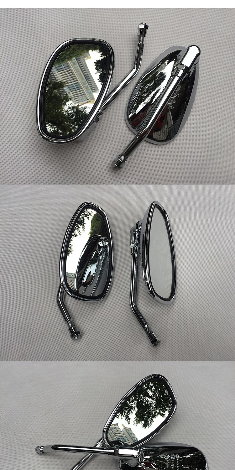 Phụ kiện xe máy Diamond Leopard HJ125 Silver Leopard 125 Gương chiếu hậu Gương chiếu hậu QS125-3 EN125-2A Gương kiếng kiểu xe máy