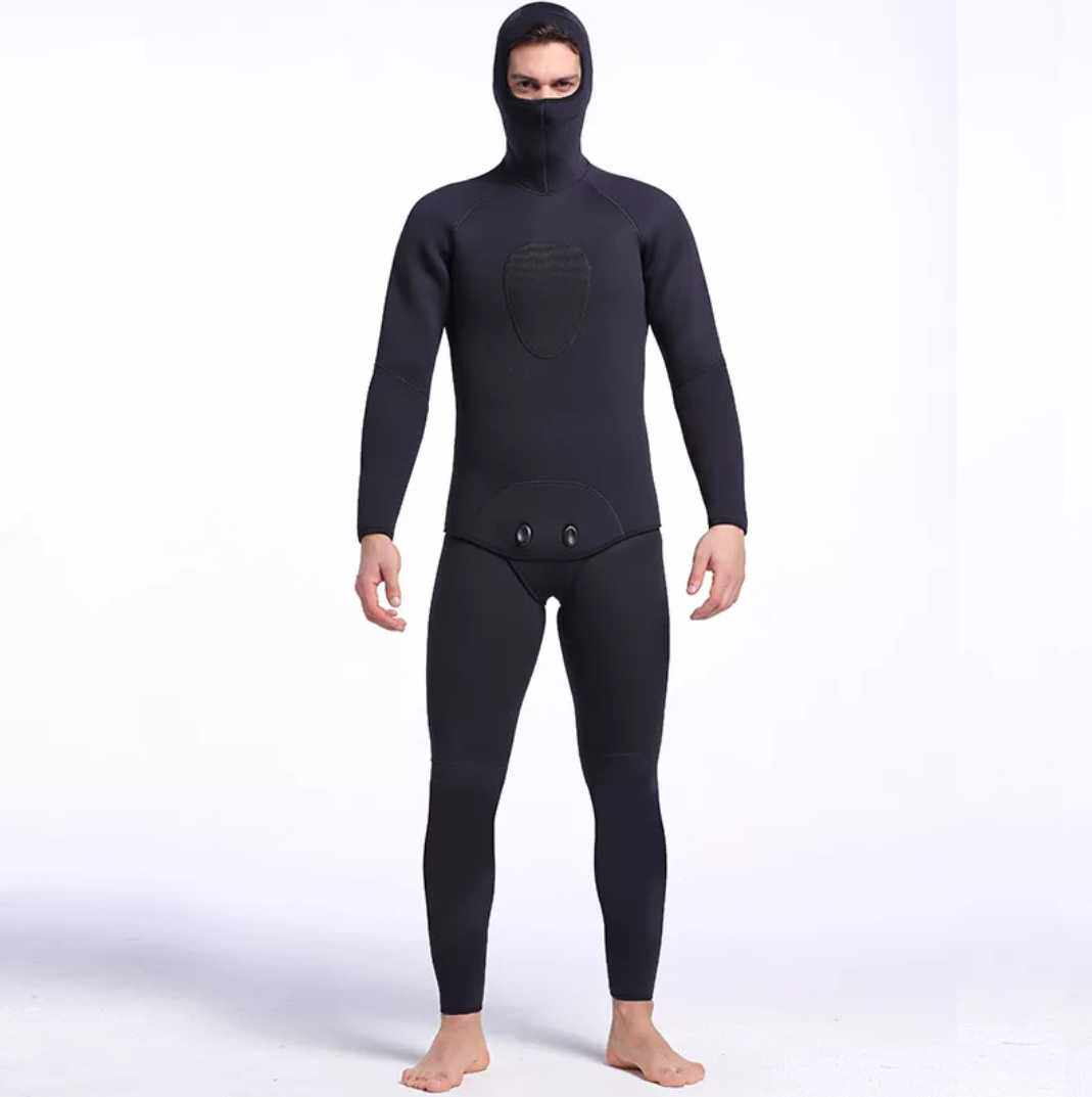 Diving Suit All Body Warm Men's Professional Two Style Wet Clothes Free Subfishing Hunting Surf Winter Swimming Heavy Diving Dry