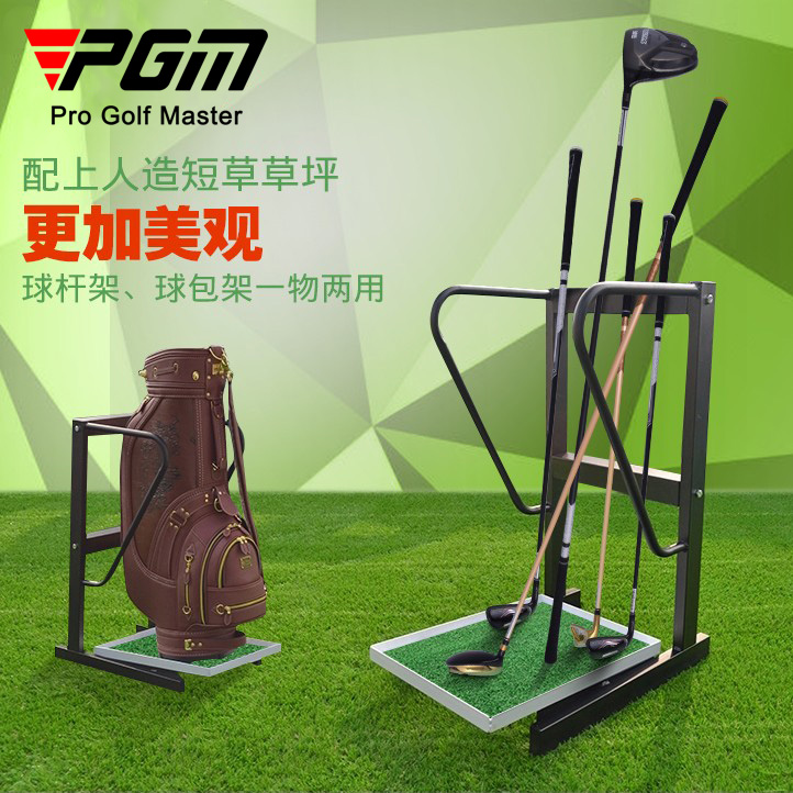 PGM Golf Bag Holder Single Bag Bag Holder Made of Steel Detachable Easy to Transport