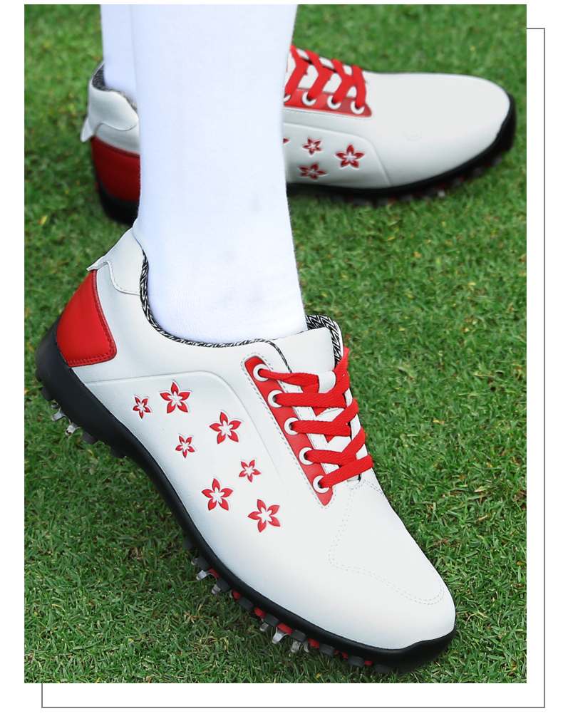 red white and blue womens golf shoes