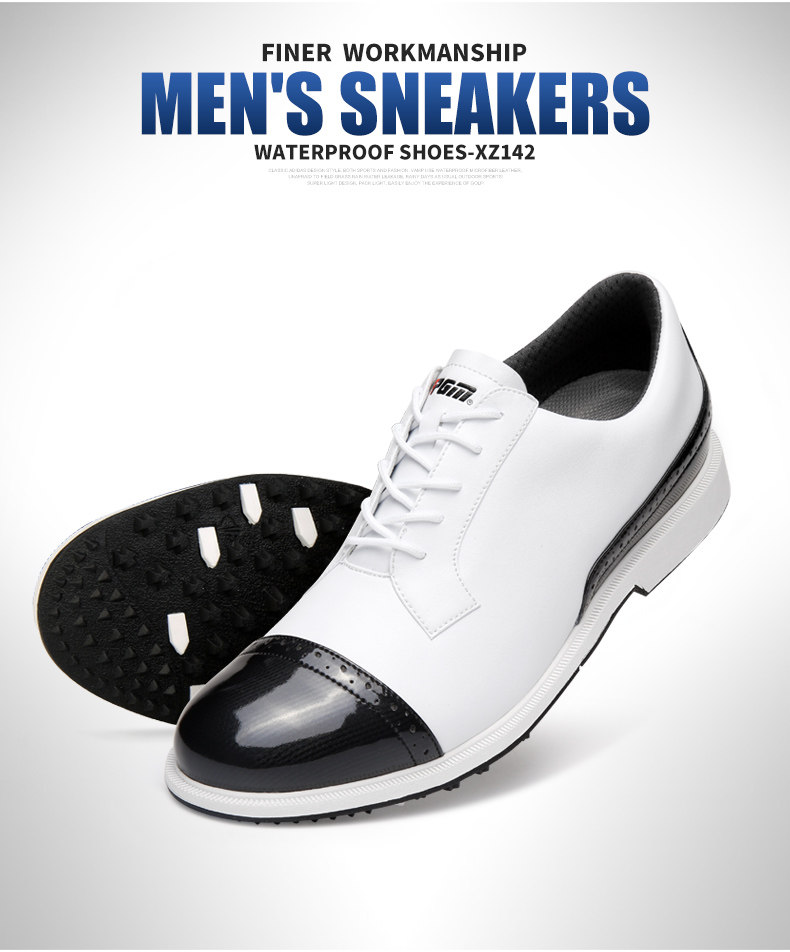 PGM гольф кроссовки мужской вол мужская обувь воздухопроницаемый кожзаменитель обувь golf случайный мужская обувь боковой нескользящей обуви Гвоздь 