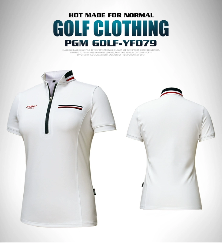 Mùa hè! PGM Golf Quần Áo của Phụ Nữ Đặt Quần Short Cắt Quần Ngắn Tay Áo T-Shirt Quần Áo của Phụ Nữ