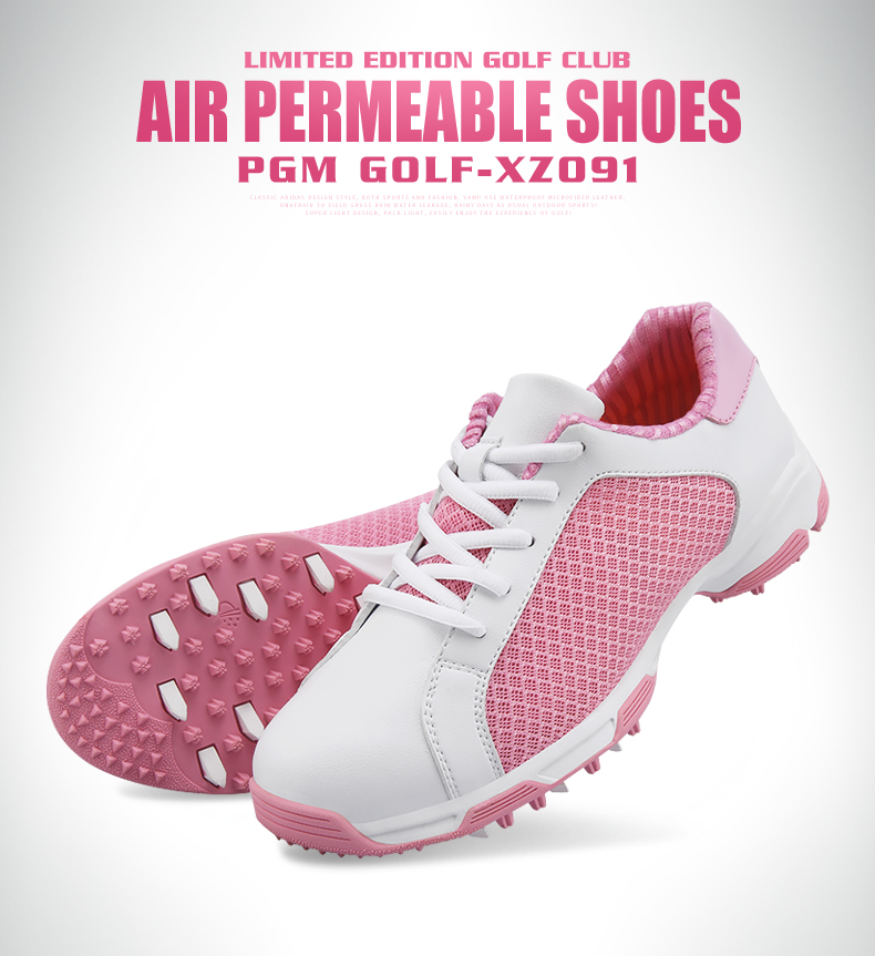 New PGM giày golf thoáng khí ladies bằng sáng chế giày chống trượt giày thoáng khí đôi giày mùa hè 	túi đựng gậy golf nam