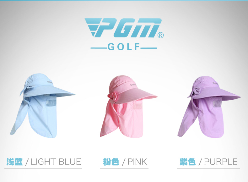 Hai miếng! PGM golf hat ladies kem chống nắng mặt nạ 4 với bảo vệ UV cổ áo bộ gậy golf callaway