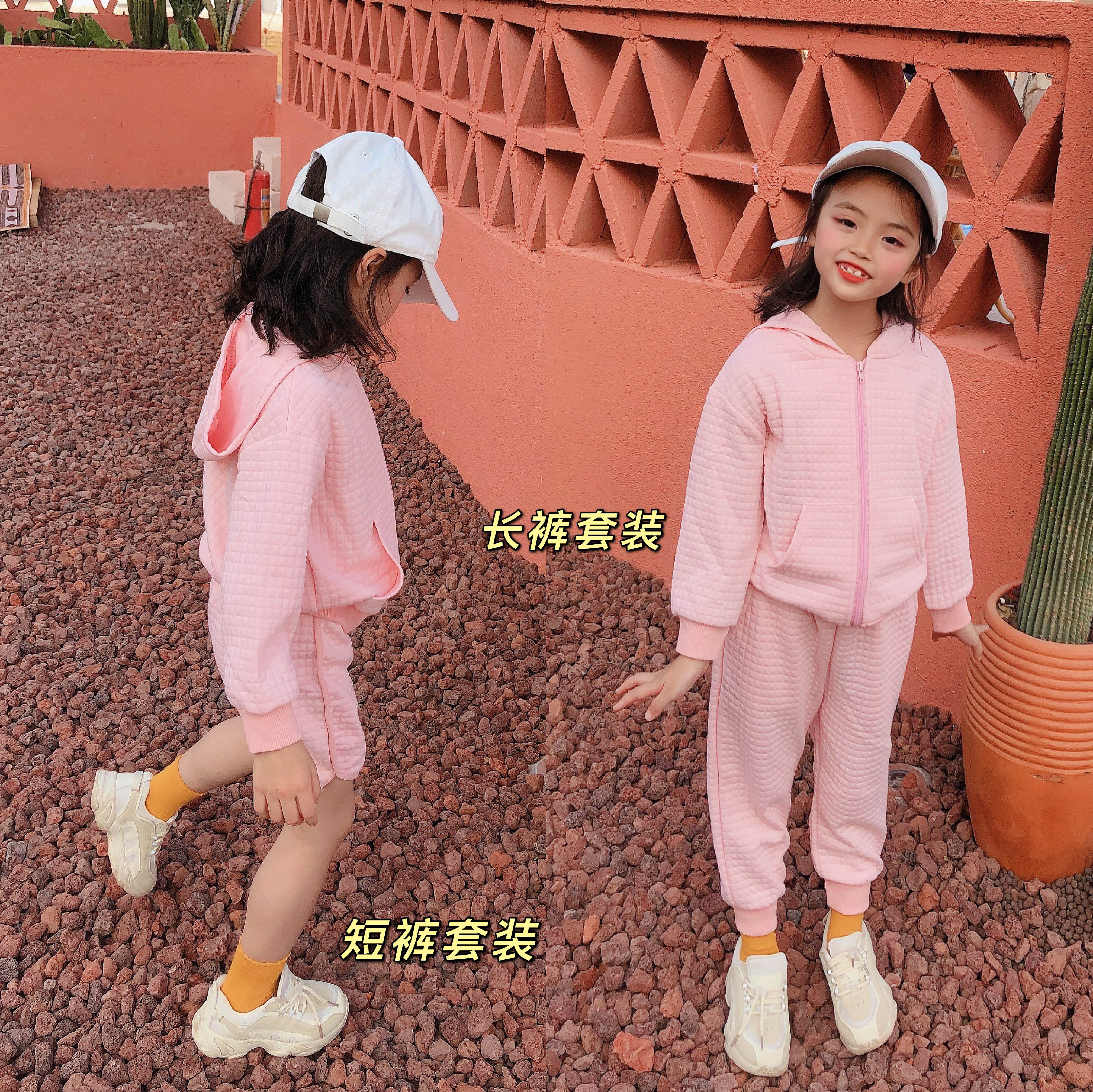 2022 Spring Dress Jacket Length Pants Two Sets Girl New Suit Foreign Woman Baby Fashion Suit