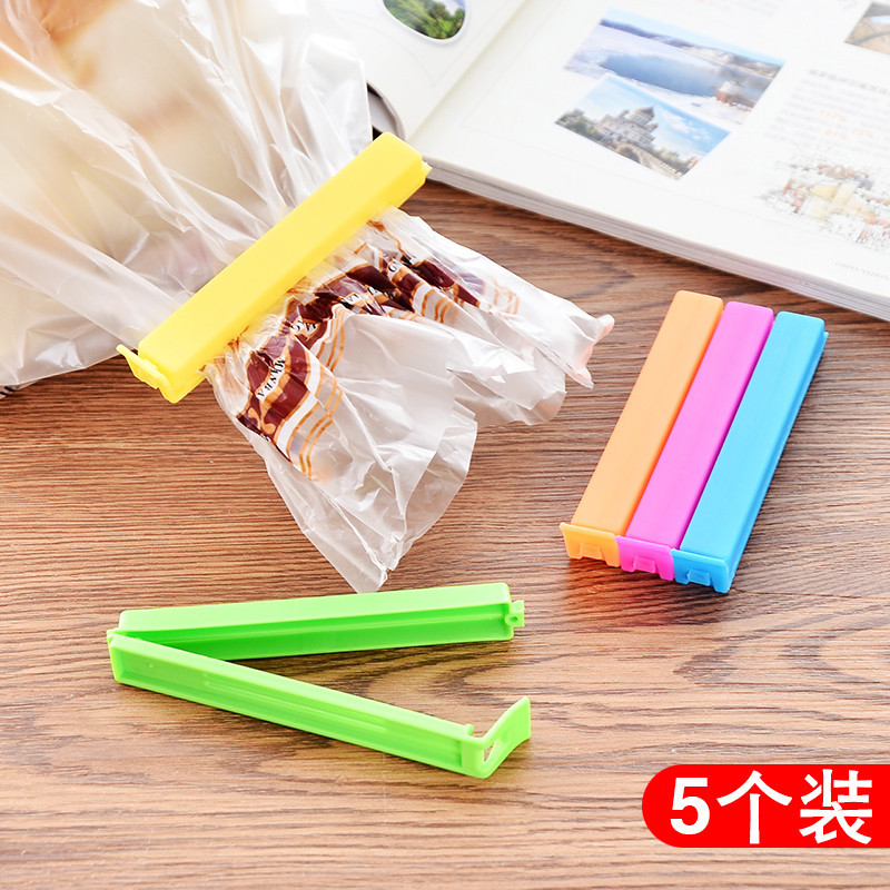 Candy seal with 5 candy food bag seal clamp with snack milk powder seal clamp