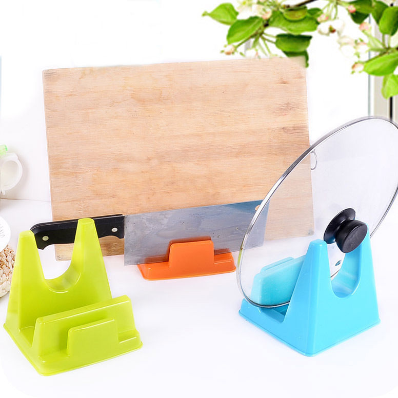 Multifunctional pot cover rack drain rack plastic kitchen rack knife rack cutting board rack with sink cutting board rack