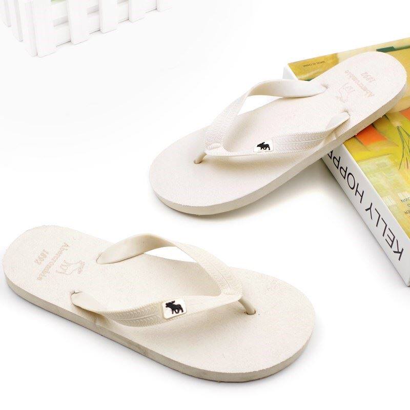 Brief Male Non-slip Beach Slippers Summer Pure Color Student Clip Feet Tug Fashion Casual Cool Slippers Herringbone Tug Lovers Shoes