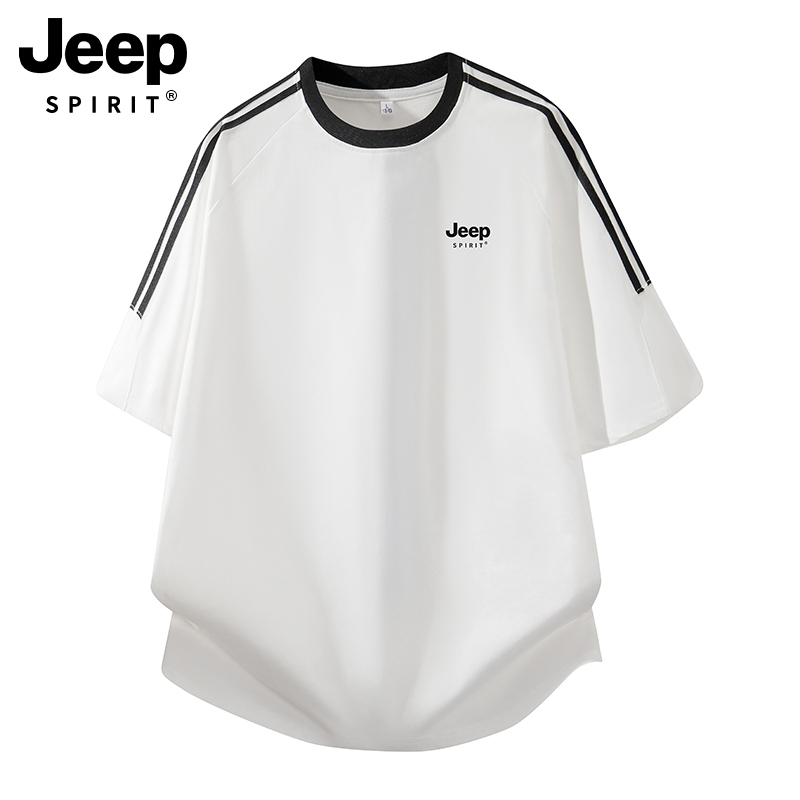 Jeep Short-Sleeved T-Shirt for Women 2026 New Summer Casual Loose Striped Lazy Style Sports Quick-Drying Top T-Shirt Jeep Short-Sleeved T-Shirt for Women 2026 New Summer Casual Loose Striped Lazy Style Sports Quick-Drying Top T-Shirt