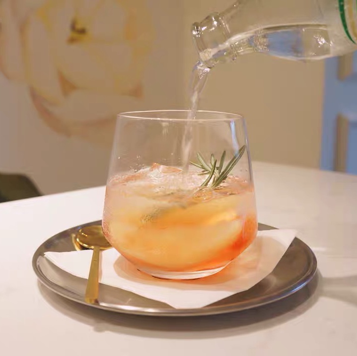 ins net celebrity glass dining room juice cup soda cup high-value drink cup sparkling water cup smoothie cup