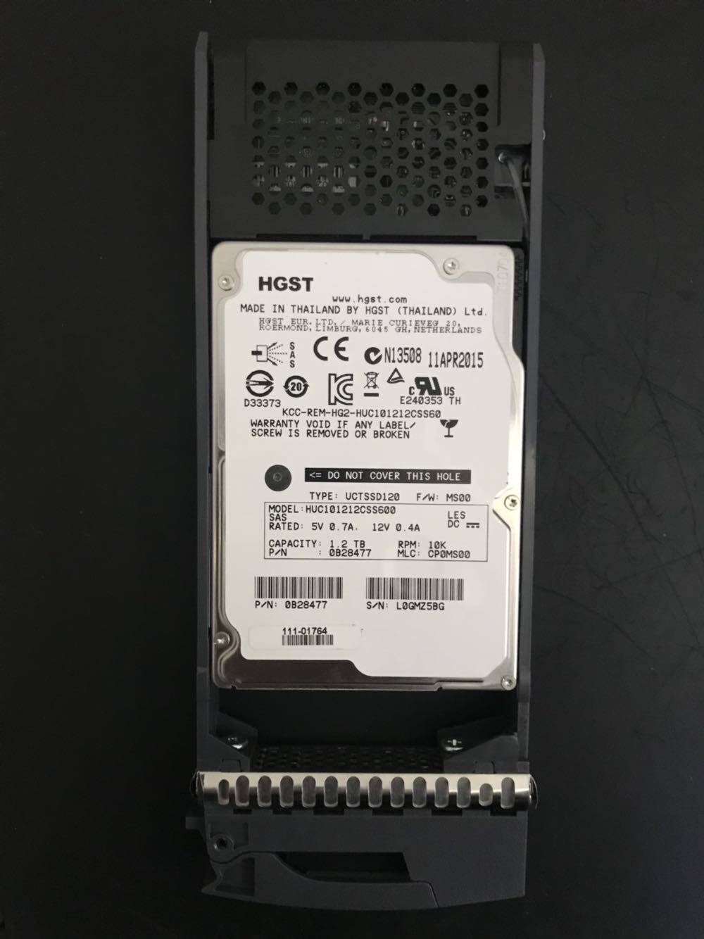 Netapp E2824 E5724 1 2TB 2 5-inch Hard Drive E-X4055B-R6