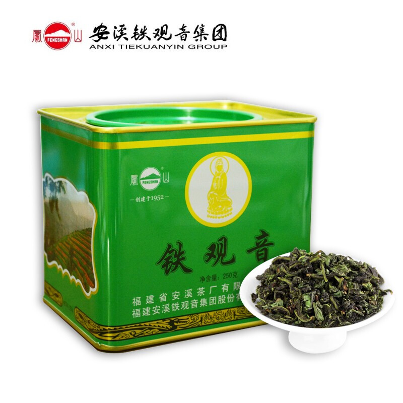 凤山 安溪铁观音 一级清香型乌龙茶 250g罐 天猫优惠券折后￥38包邮（￥58-20）