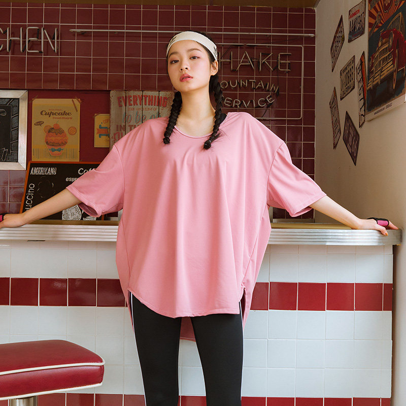 Xia Yoga suit female fitness suit 200 kg thin dry loose and large running gym sportswear