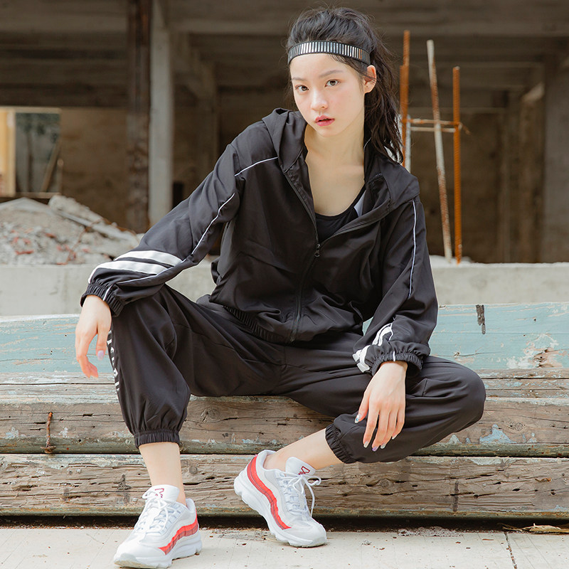 New Yoga suit female leisure loose dry fitness fitness sportswear running gym large yards