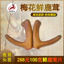 Antler whole branches fresh with blood Jilin Plum antler fresh antler slice of wine medicinal herbs artificially bred