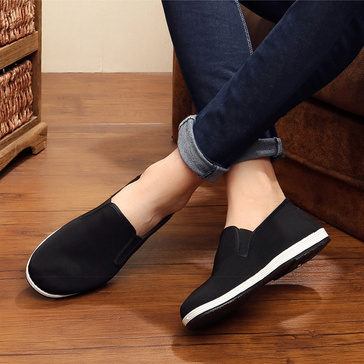 Giày nam Bắc Kinh cũ giày cao su đế giày công sở giày đế thấp giày nam giày mùa xuân và mùa thu giày đi bộ thủy triều giày the thao
