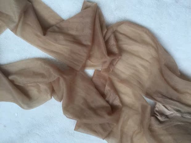 Sang trọng cao eo 0D siêu mỏng kem lụa T-shirt quần dài vô hình vớ dầu nhờn nam phù hợp vớ lười