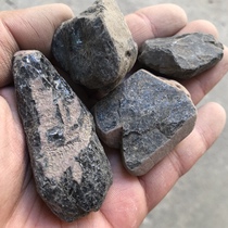 Teaching geological research mineral specimen crystal stone natural high purity ordinary pyroxene raw ore gravel 100