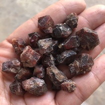 Teaching geological research experimental mineral specimen box mine popular science high purity natural zircon small crystal 10g