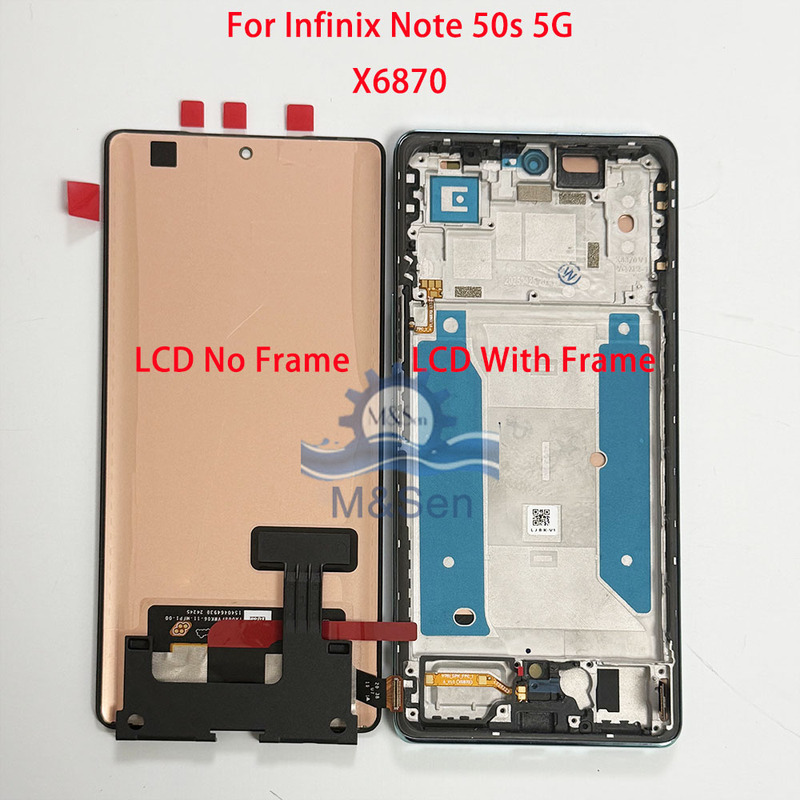 Suitable for Transsion Infinix Note50 4g/50 Pro Plus5G/Note 50S Screen Assembly with Frame Suitable for Transsion Infinix Note50 4g/50 Pro Plus5G/Note 50S Screen Assembly with Frame