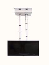 Intelligent TV set lifting frame electric bamboo joint hanger double pole electric hanger large TV Hide custom bracket