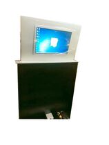 Shanghai Qian He produces paperless meeting room desktop ultra-thin liquid crystal touch screen lifter hide device customization