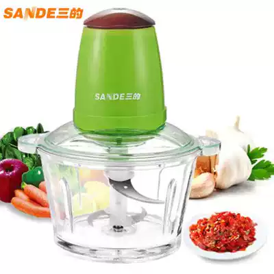 Sanji meat grinder Household electric multi-function meat grinder Commercial glass beating garlic stirrer Meat grinder stuffing machine