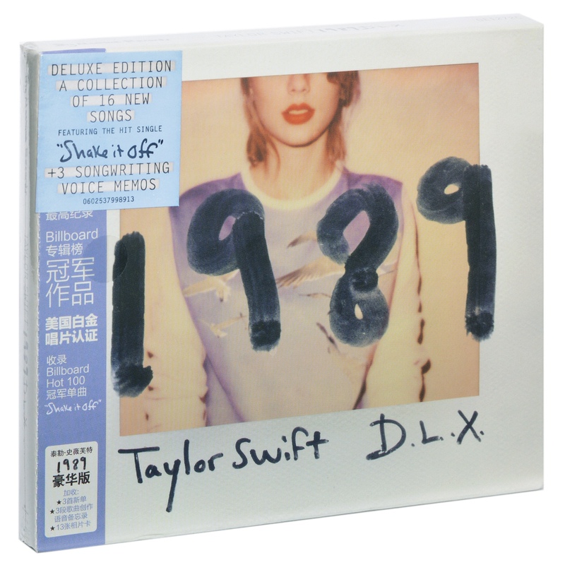 Authentic Taylor Swift: 1989 Deluxe Edition Cd + 13 Polaroid Photos