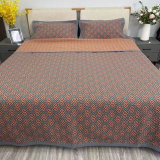 【万字格】230*250cm床盖加厚纯棉纱布A类母婴