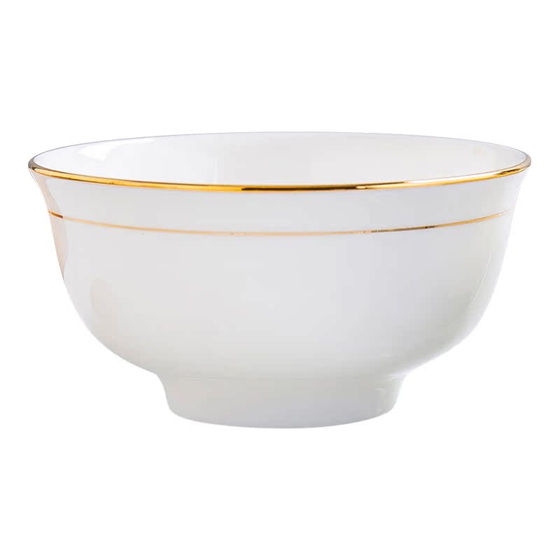 Ipads bowls of household small bowl of rice bowls European - style up phnom penh jingdezhen ceramic bowl single eat bowl high admiralty bowl