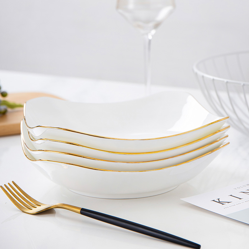 Ipads child household porcelain ceramics creative fruit plate plate plate combination web celebrity food dish of cutlery set the food dish