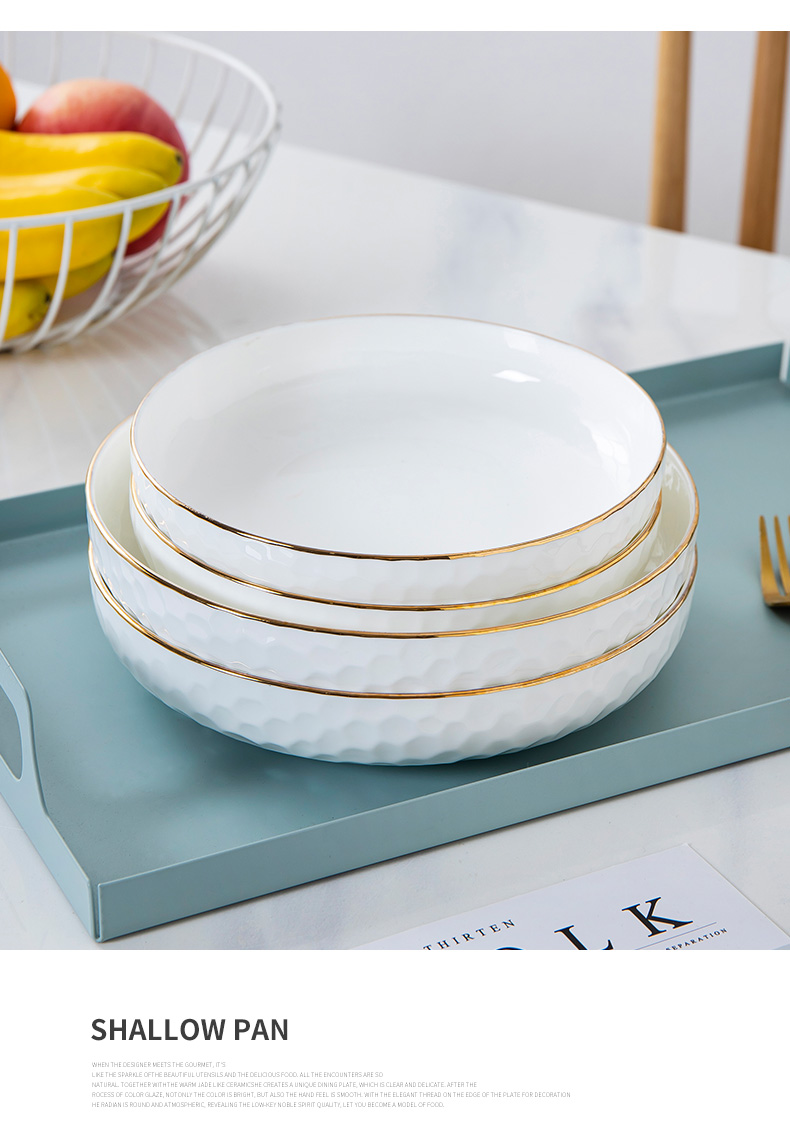 Up Phnom penh ipads porcelain dishes son home deep dish creative ceramic disc web celebrity tableware disc dumplings plate cold dish dish soup plate