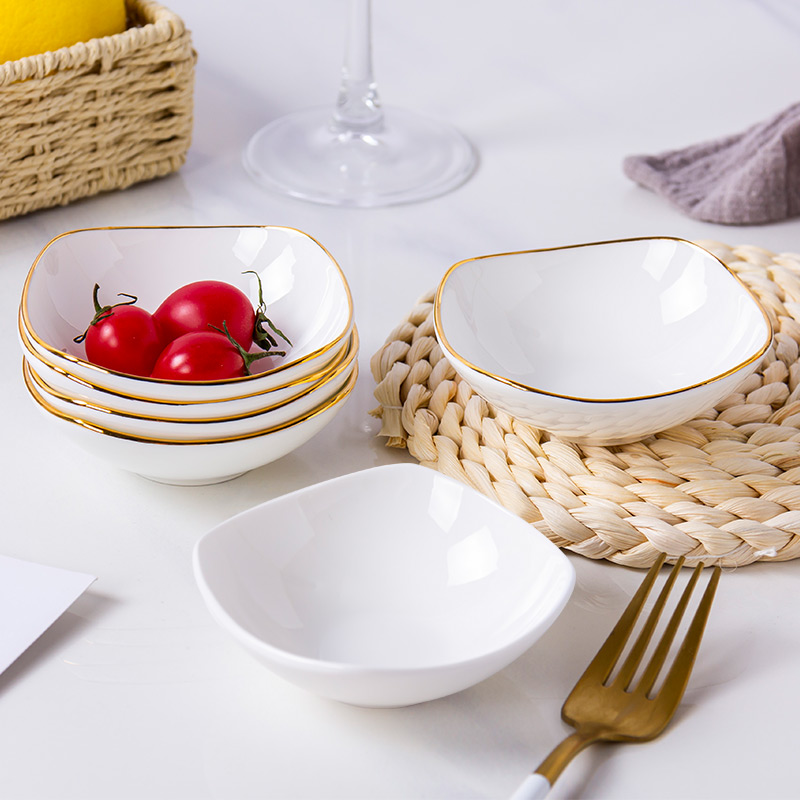 Bone China Phnom Penh Tableware Home Ceramic Sauce Sauce Vinegar Seasoning Pickle Snack Sauce Sauce Vinegar Sauce Sauce Sauce