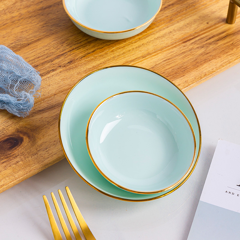 Ceramic celadon up phnom penh hotel snack dishes household soy sauce dish flavor dish of sauce vinegar dip bowl dish ipads porcelain tableware