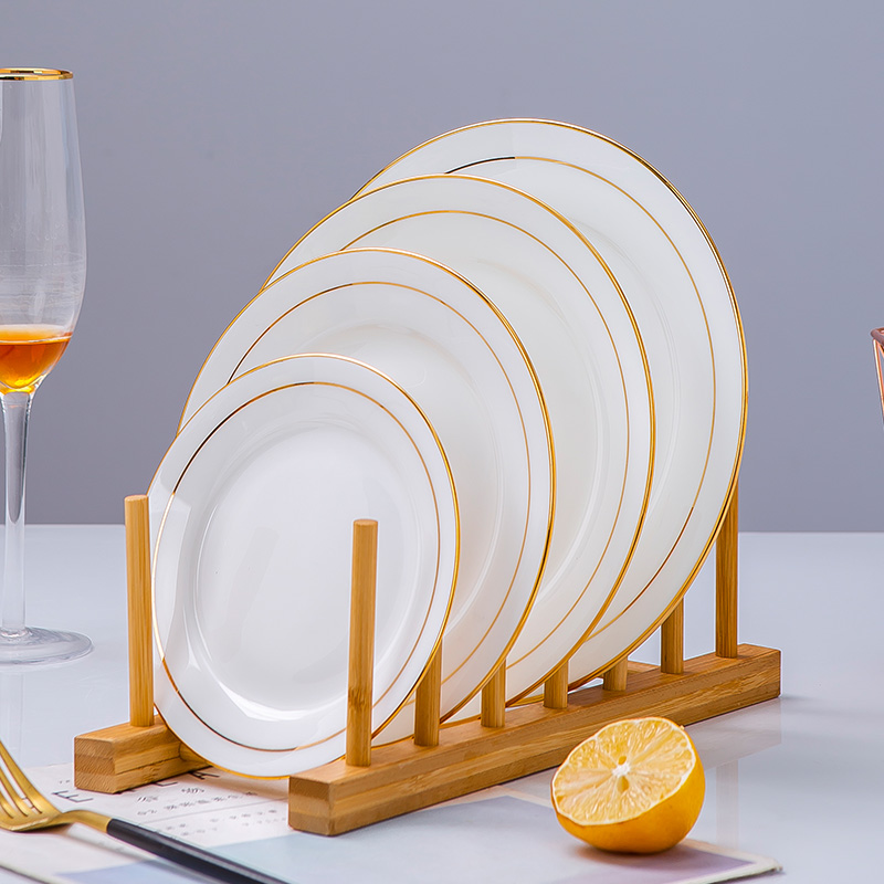 Plate combination suit dish home dinner Plate creative western food steak Nordic tableware Chinese flat ceramic Plate