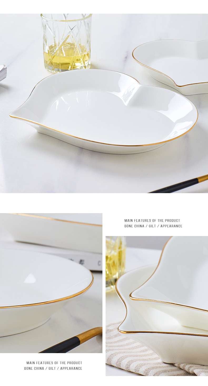 Jingdezhen porcelain paint ceramic ipads plate of pasta dish 0 plate flat the salad plate tableware up phnom penh dish