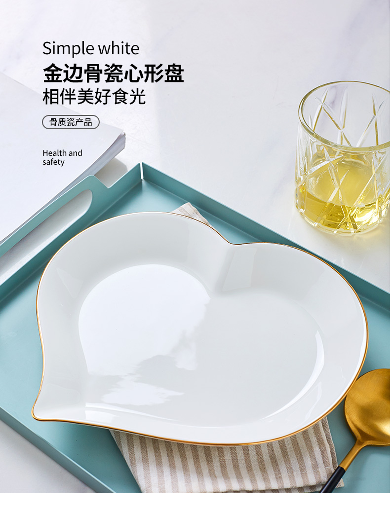 Jingdezhen porcelain paint ceramic ipads plate of pasta dish 0 plate flat the salad plate tableware up phnom penh dish