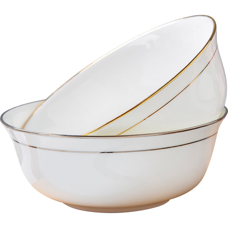 Jingdezhen ceramic rice bowl Chinese style up phnom penh contracted household ceramics 6 inches large mercifully rainbow such to use single pack