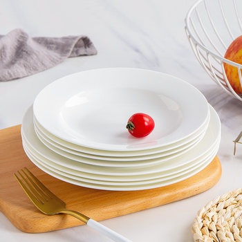 Shangyun ceramic bone porcelain round plate