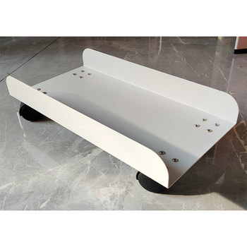 Direct selling iron main rack desktop computer holder mobile pulley chassis home office simple metal bracket storage rack