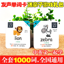 Primary school English word card Childrens English alphabet Early Childhood enlightenment Early Education card Primary school students carry enlightenment flash card