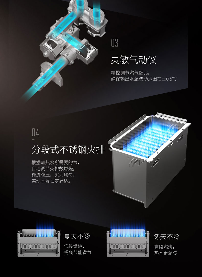 binh nong lanh Striker JSQ26-A902 Máy nước nóng gia dụng phòng tắm mạnh hàng liên tục nhiệt độ cao thông minh băng thông rộng 13L bình nước nóng lạnh