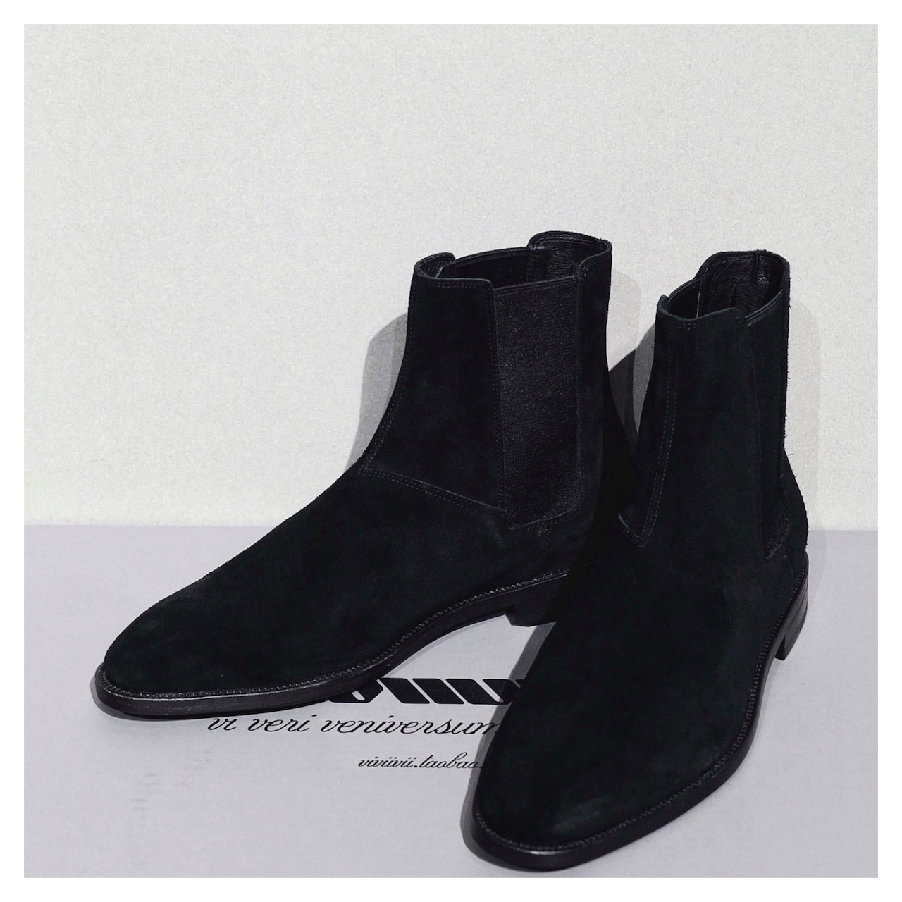 ViViiViireg ️Shoemakers SUEDE CHELSEA BOOTS Handmade Fur Casual Booties