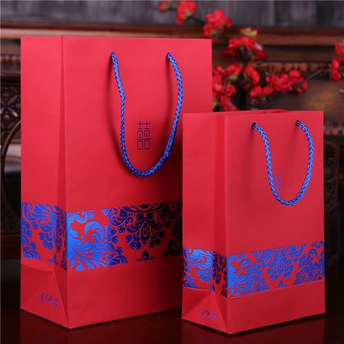 Smoke Rain Ji xixia праздновать сахарную сумку свадебные изделия китайские творческие подарочные пакеты бумага обратно подарочная коробка сахарная коробка сахарная коробка